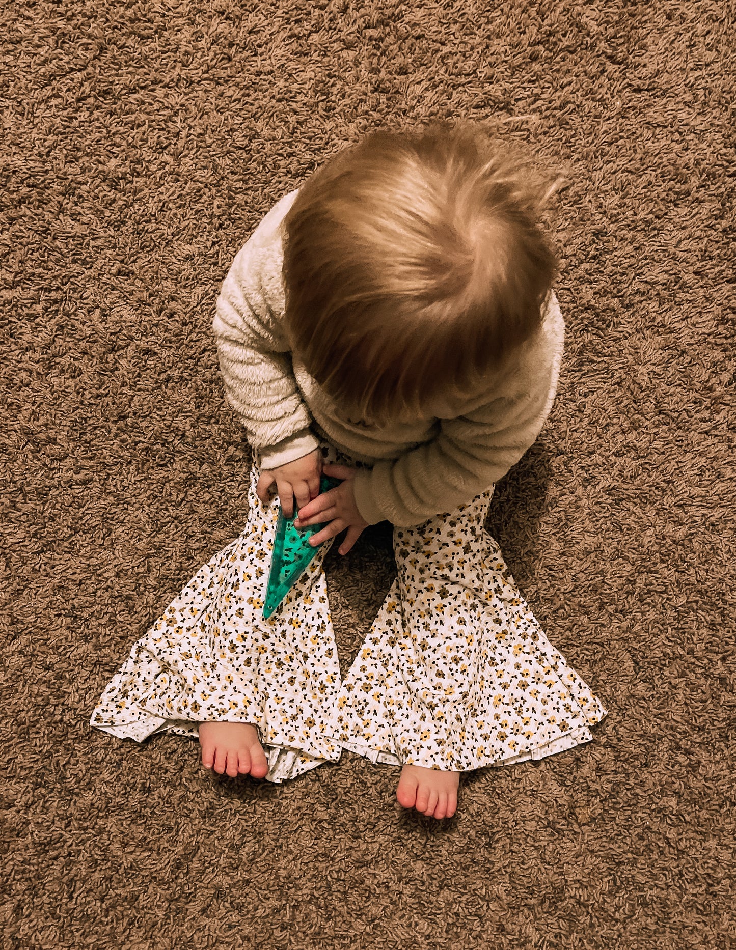 MADE TO ORDER - Kid’s Neutral Daisy Bell Bottoms